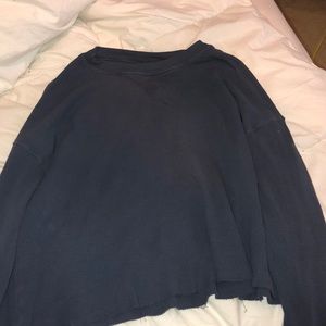 Waffled brandy Melville shirt barely work
